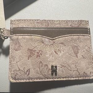 HOBO Floral Patterned Brown Key & Card Holder